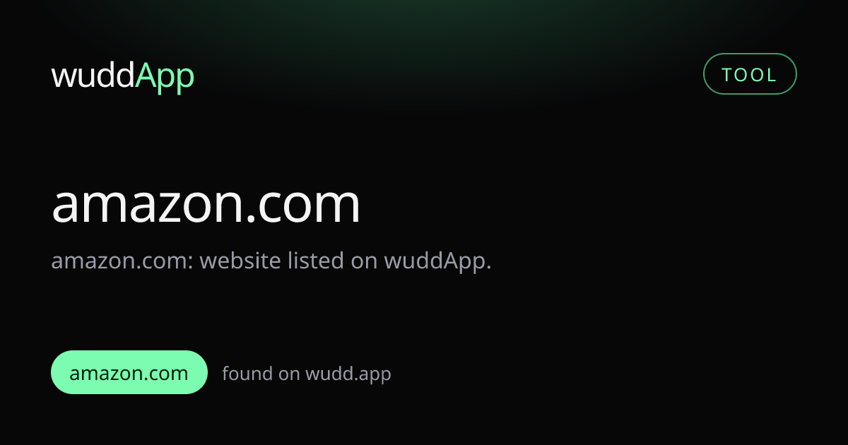 Share card for amazon.com